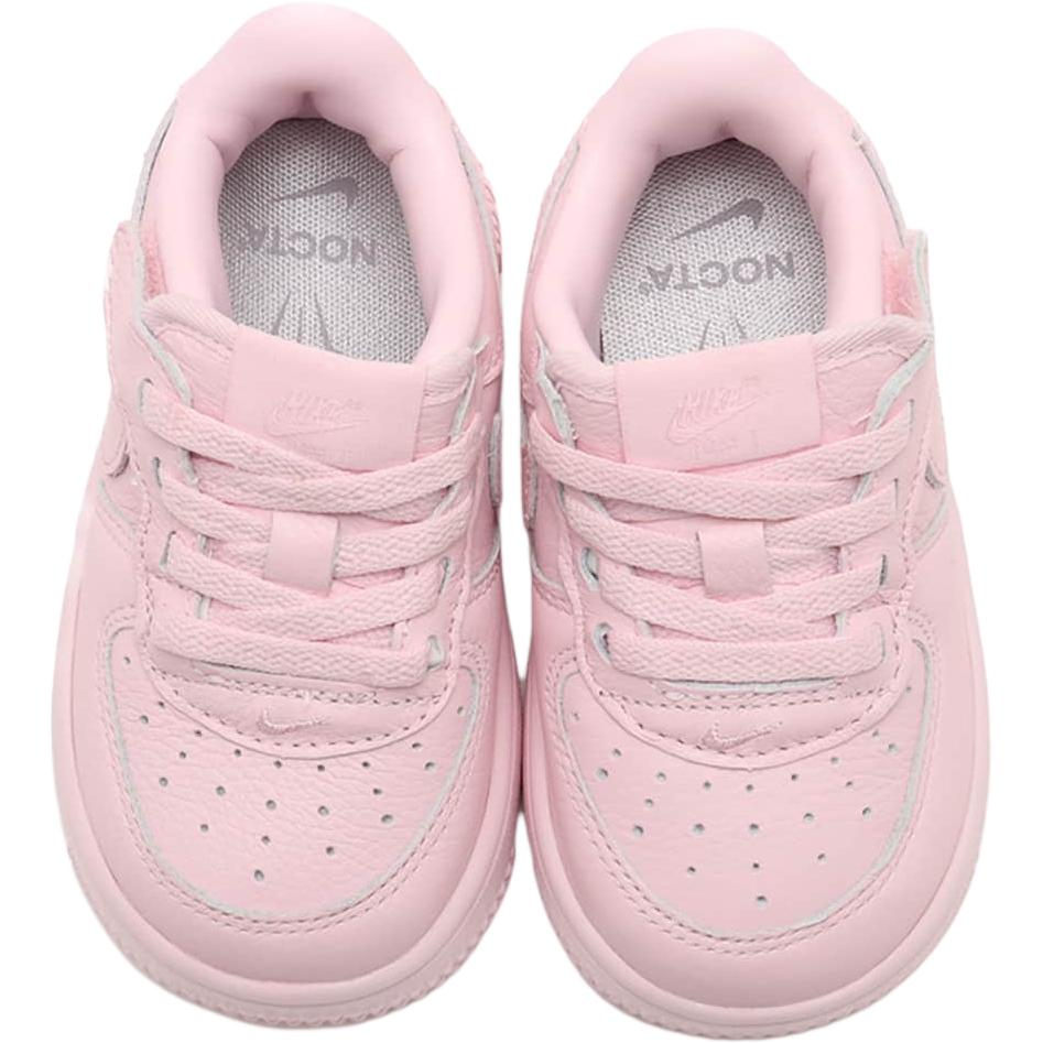 Nike Force 1 Low EasyOn Drake NOCTA Certified Lover Boy Pink Foam (TD) Baby Sneakers Metallic-Silver Cobalt-Tint HQ1774-600