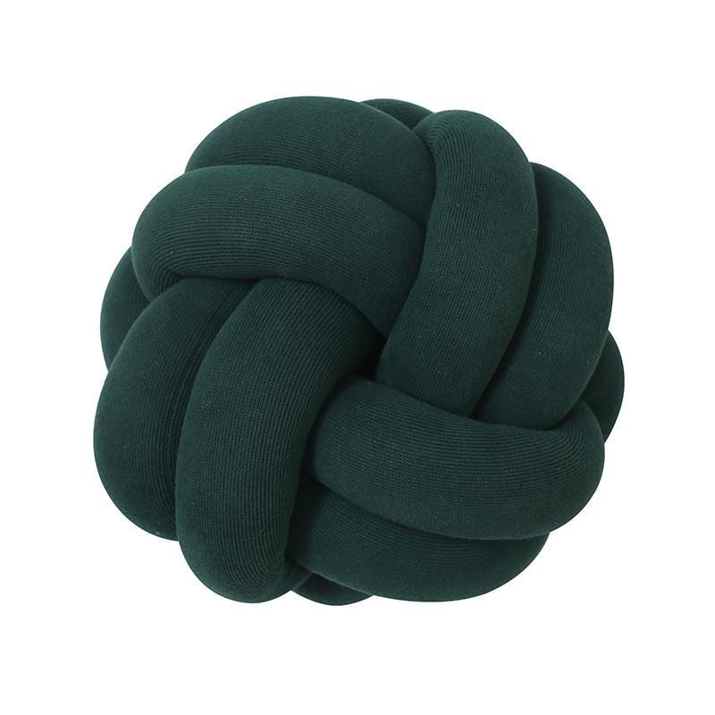 Modern Minimalist Wool Knit Round Throw Pillow For Living Room Decor
