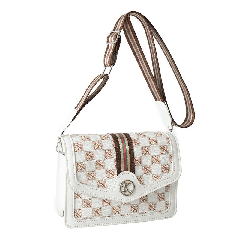New fashion trend women's shoulder messenger bag versatile retro small square bag niche women's bag
