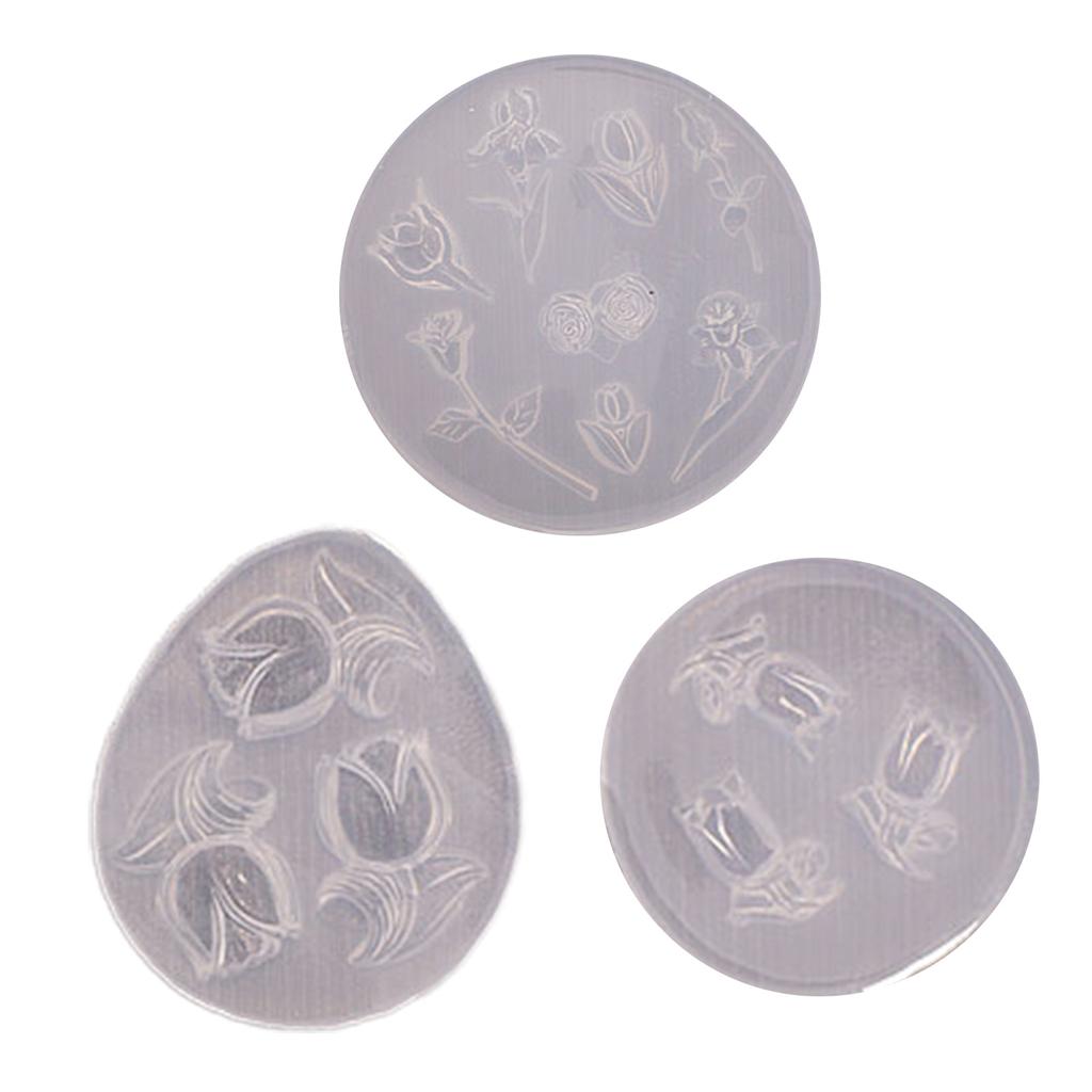 Flower Floral Silicone Mold Cake Decor Mold Tiny Rose Flower Resin Epoxy Casting Mold for Earring Jewelry Pendant Making