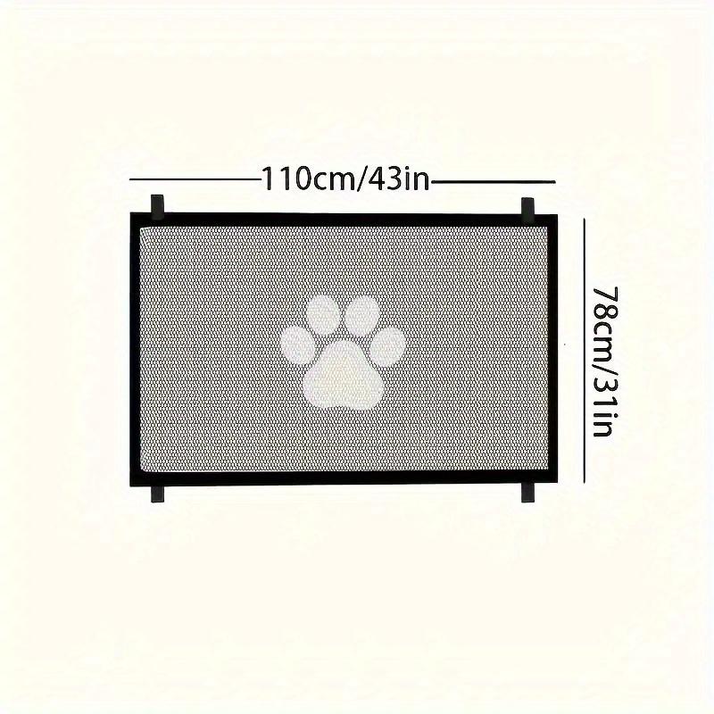 Expandable Safety Pet Gate - Durable PE Mesh Gate For Indoor Outdoor Use, Adjustable, Portable, Easy Install, Stair Barrier