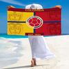 Futbol Colombiano Print Beach Towel, Large Soft Quick Dry Towel for Beach Camping Swimming