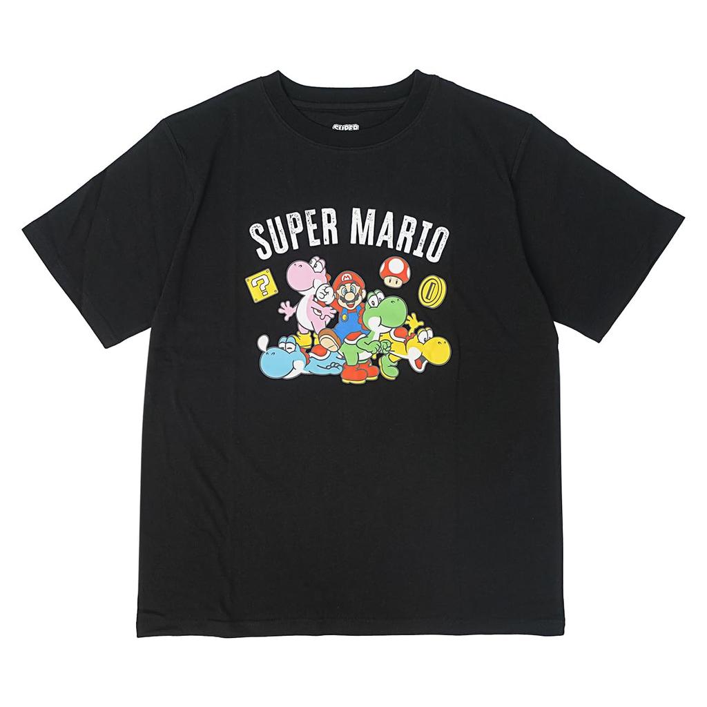 Fine Plus Super Mario Colorful Yoshi Short Sleeve T-Shirt