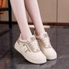 2025 spring little white shoes new Korean version ins female students height increase platform sports board shoes casual shoes female Q2006