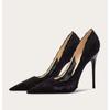 New White Wedding Shoes Bridal Shoes Design Sense Niche Lace Pointed Stiletto Heel Shallow French High Heels Female Temperament