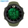Men's Multifunctional Waterproof Sports Watch with Luminous Acrylic Screen for Outdoor Mountaineering