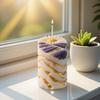 Candle Mold,Column Silicone Mold for Candle Making Cylinder Lavender Candle Mold for Handmade Soap,Aromatherapys Candle