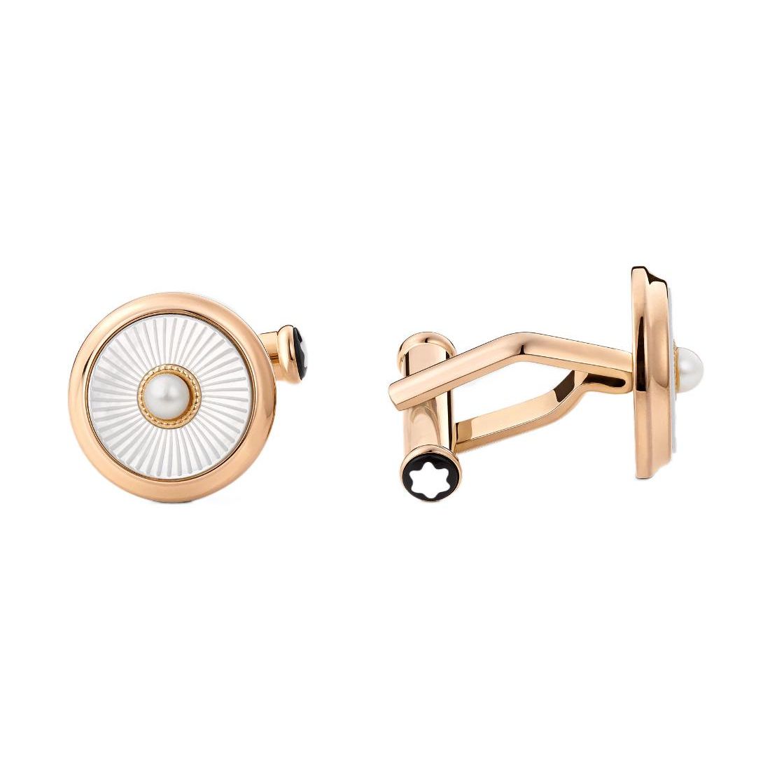 

Montblanc Fashion Trend Personality Cufflinks Men Accessories Gold MB129495 Gold,F