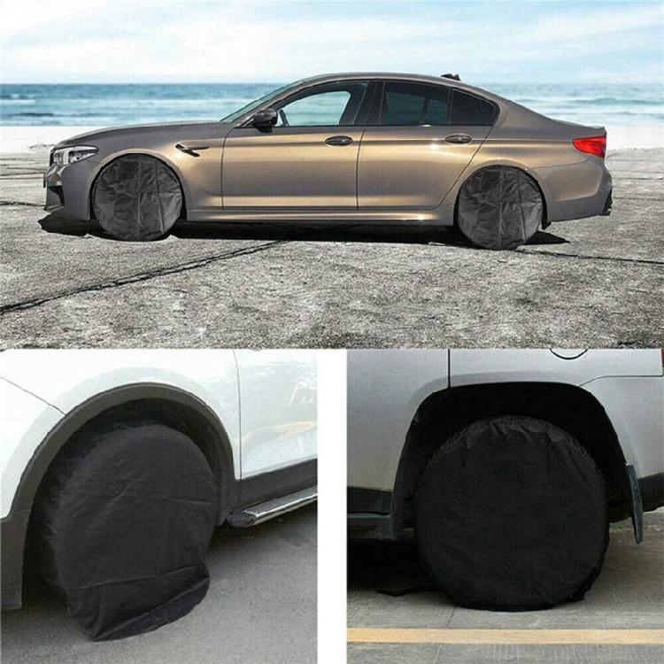 Car Spare Tire Protective Cover Waterproof Dustproof Wheel Case Pouch Universal