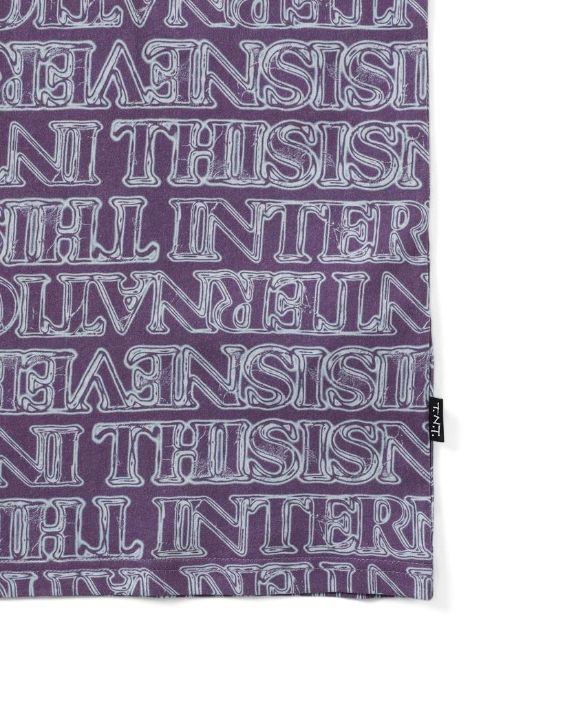 THISISNEVERTHAT Glass Logo Tee Fuchsia