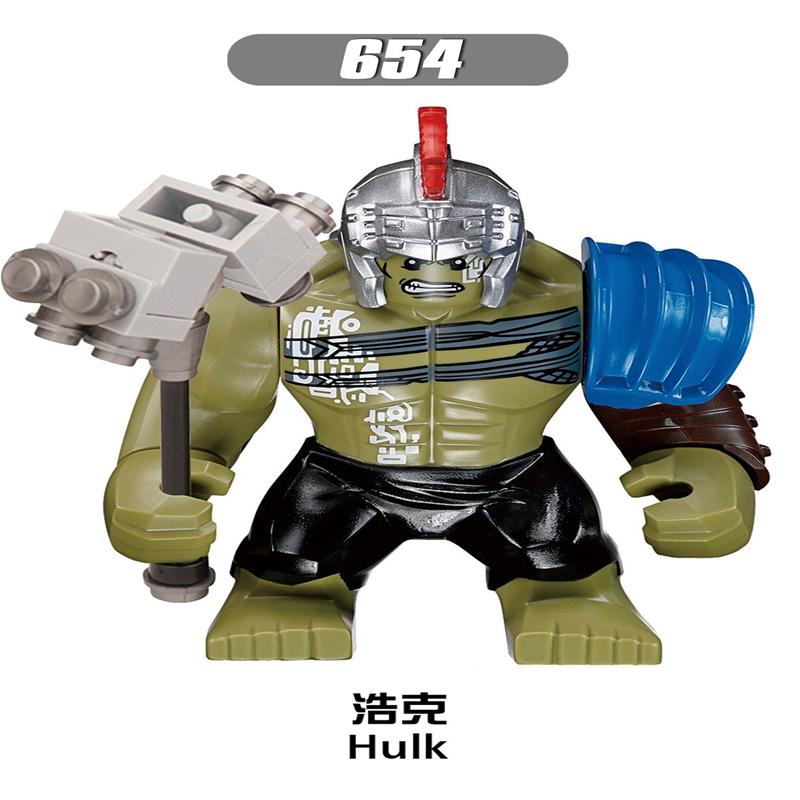 Marvel Mini Building Block Set Superhero Animal Figure Thanos Hulk Stone Man Assembles Building Block Set Toy Children's Birthday Gift Present