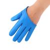 PU Leather Five Finger Mittens Fingerless Patent Leather Gloves Personality Half-palm Gloves  Women