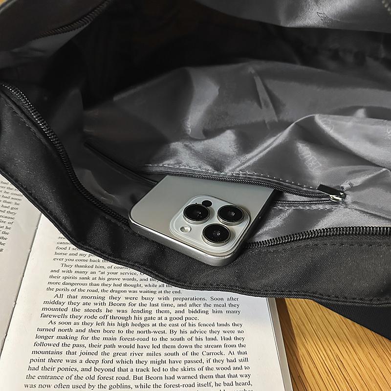 Mäns Messenger-väska Dam Axelväska Pendlar Väska Stor Kapacitet Student Klass Bokväska