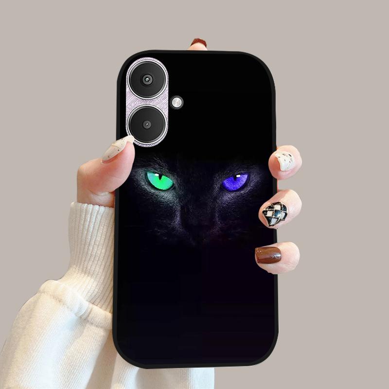 For Xiaomi Poco M6 5G Case 23128PC33I Silicone TPU Soft Phone Cover Cases For Redmi 13C 13R 5G Fashion Protective Fundas Shells