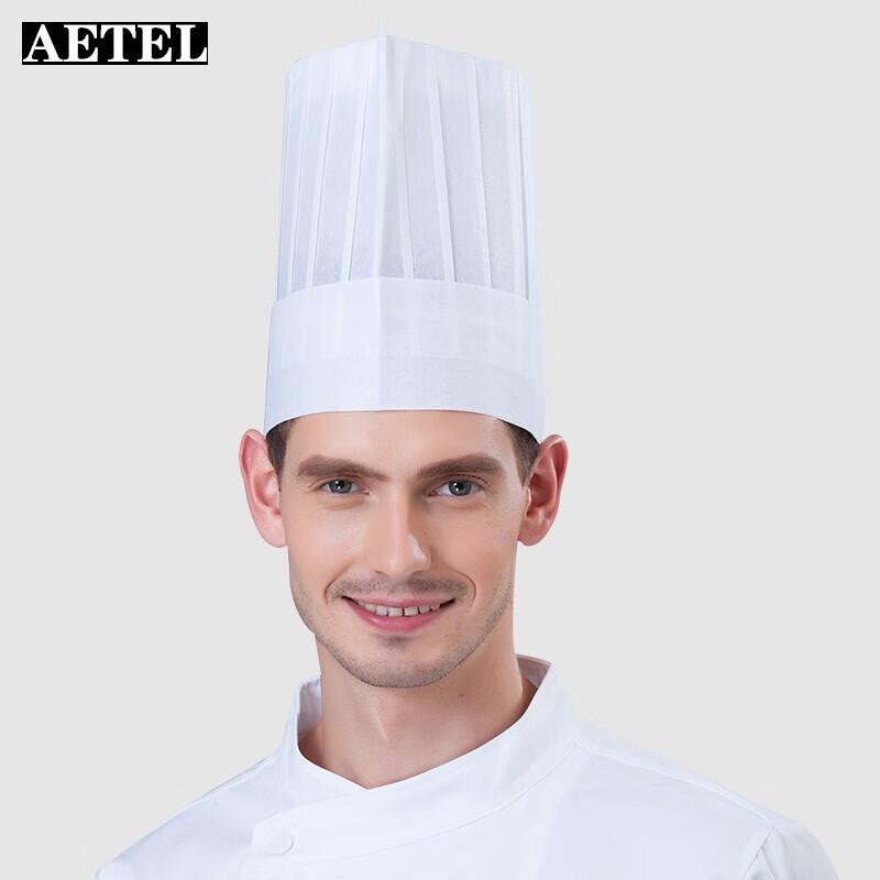 

AETEL Disposable Unisex Chef Hat One Size