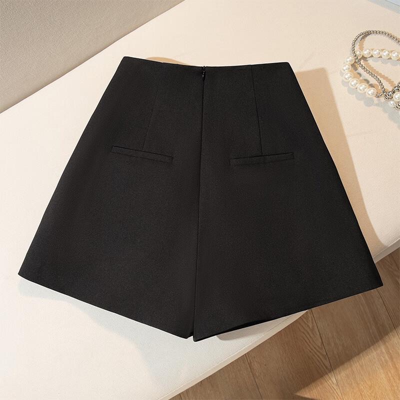 Women's High-Waist Wide-Leg Casual Shorts
