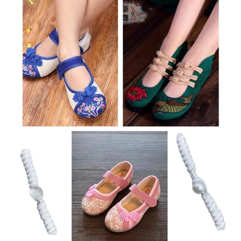 Hand Sewing Closure Button Fasteners Pearl Hook Closure Cheongsam Frog Pearl Buckle Buttons Elegant TangSuit Decoration