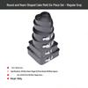 Chiffon Cake Mold Set - Household Removable Bottom, Non-Stick, High Temp Resistant, Easy Demolding Baking Pans.