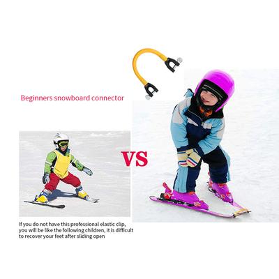 Skispitzenverbinder für Anfänger, Skikeil-Verbinder für Wintersport, Kinder und Erwachsene, Skitrainingshilfe, Snowboardzubehör
