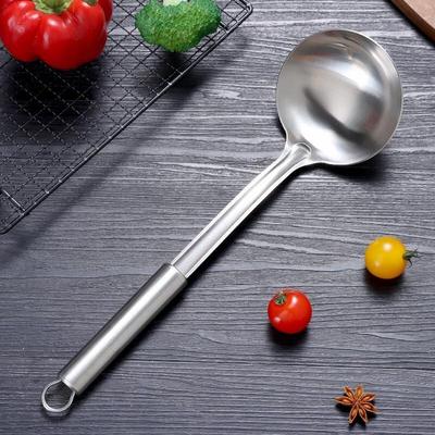 Baijie 304 Edelstahl Verdickter Verbrühschutz Suppenlöffel