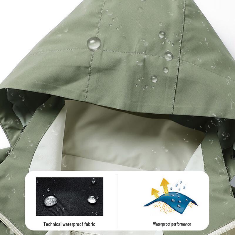EASTERN CAMEL Unisex 3-in-1 Outdoor Waterproof Windbreaker Jacket