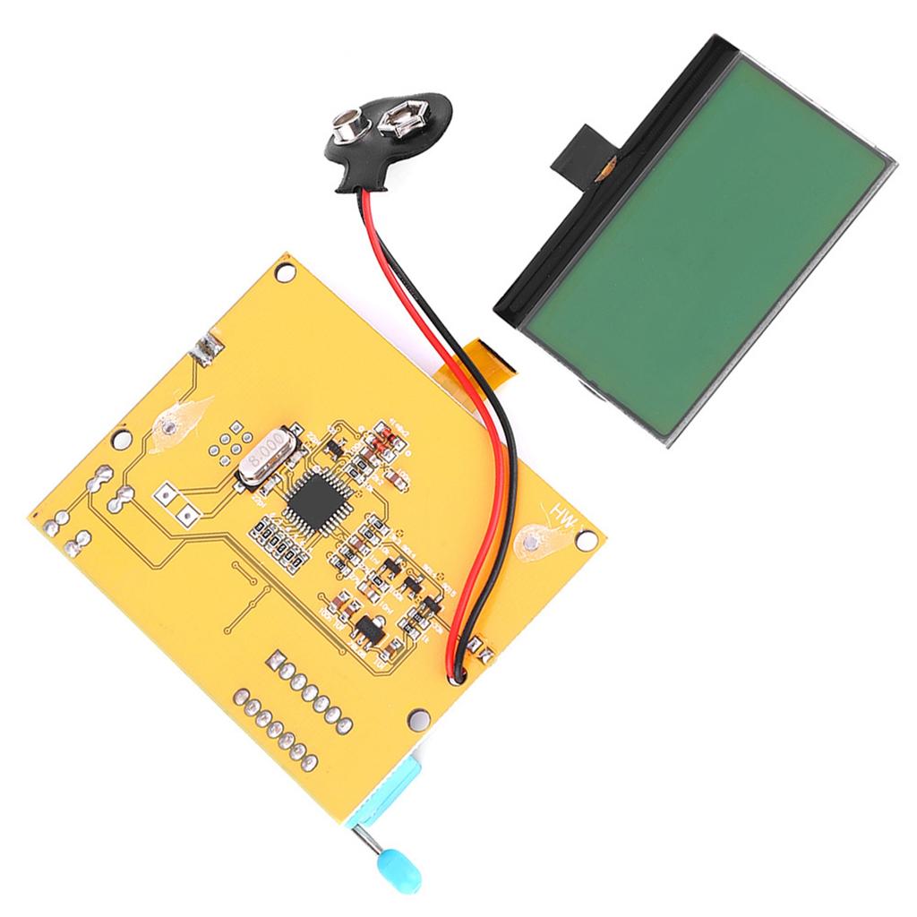 Mega328 Transistor Widerstand Kondensator ESR Meter Multimeter Tester mit Transparentem Gehäuse Kit