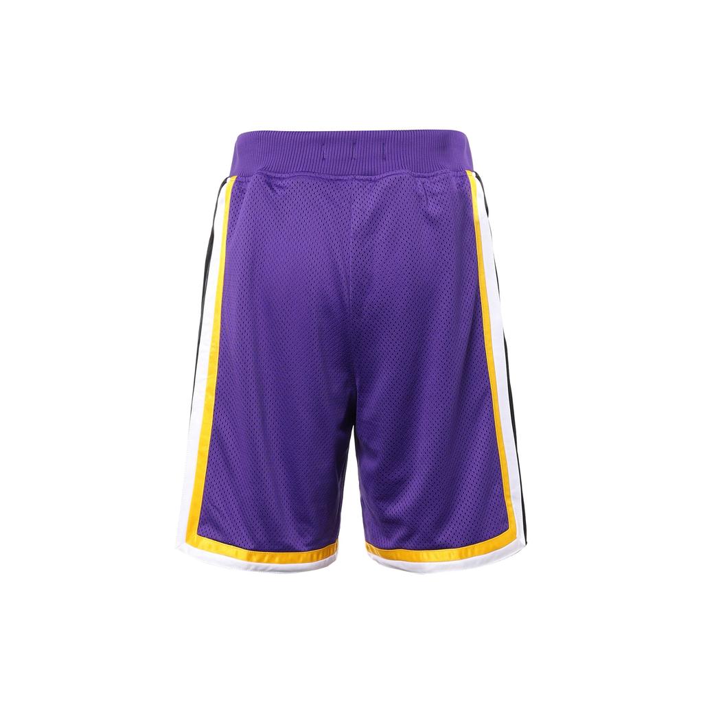 Nike Lakers Courtside Statement Edition Basketball Shorts Men Bottoms Purple AV3545-504
