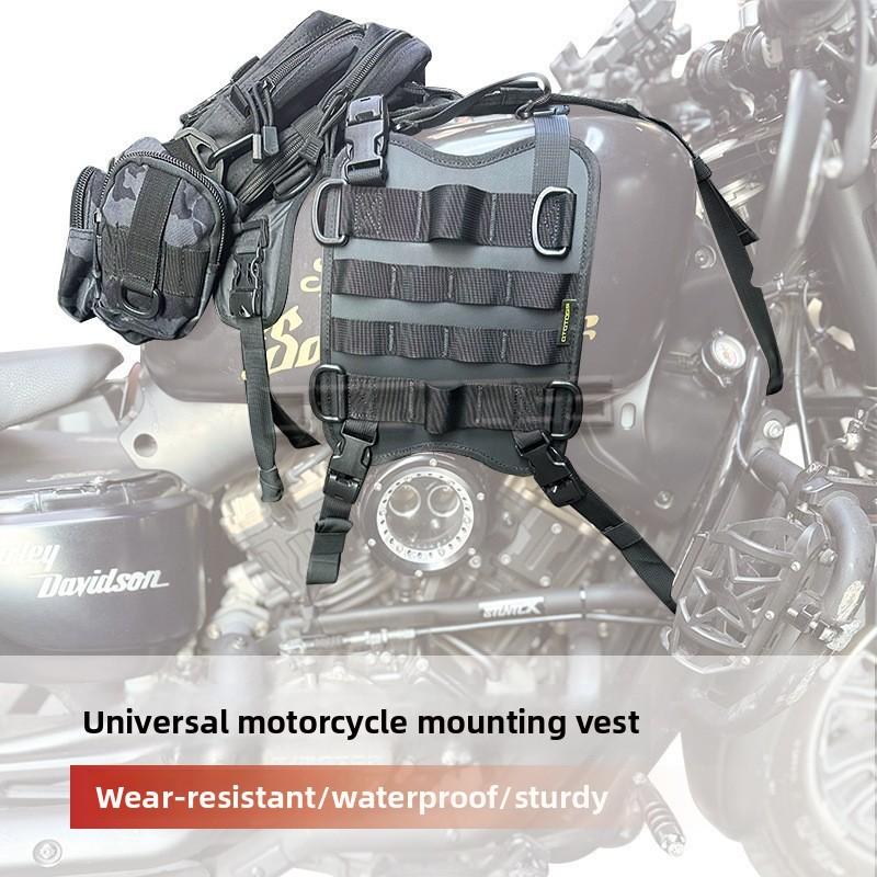 Multipurpose Backpack Waterproof Motorcycle Travel Quick Dismantling Locomotive Side Bag Motorcycle Fuel Tank Side Vest Fuel Tank Hanging Bag Suitcase
