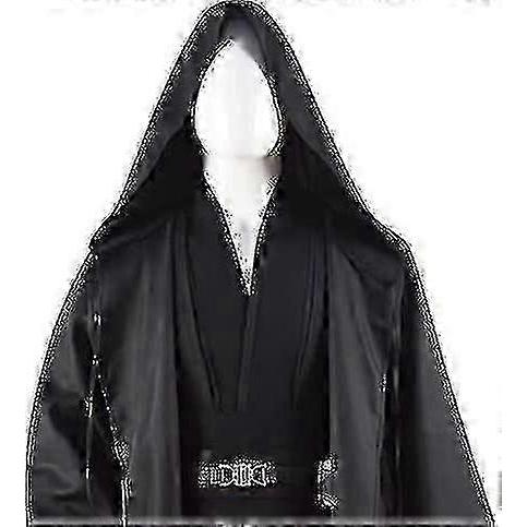 Costume da Jedi per Adulti - Toga Tunica di Luke Skywalker con Cappuccio per Halloween Cosplay (3 versioni)