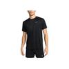 Logo Round Neck Raglan Short Sleeve T-Shirt Men T-Shirts Black HV5203-010