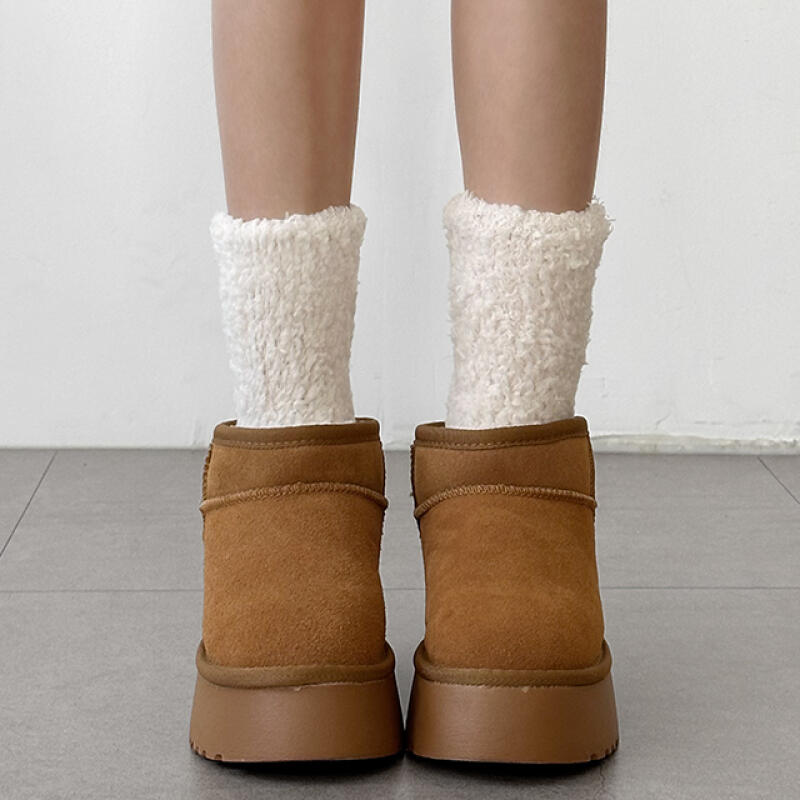 Winter Soft Long Sleep Socks AC-9526c black