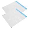 2Pcs Vacuum Storage Bag Space Saving Compressed Sealed Travel Bag with 3.5cm Thread Air