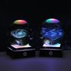Laser-Engraved Galaxy Crystal Ball Night Light - Touch-Sensitive, Luminous Desktop Ornament Birthday Gift