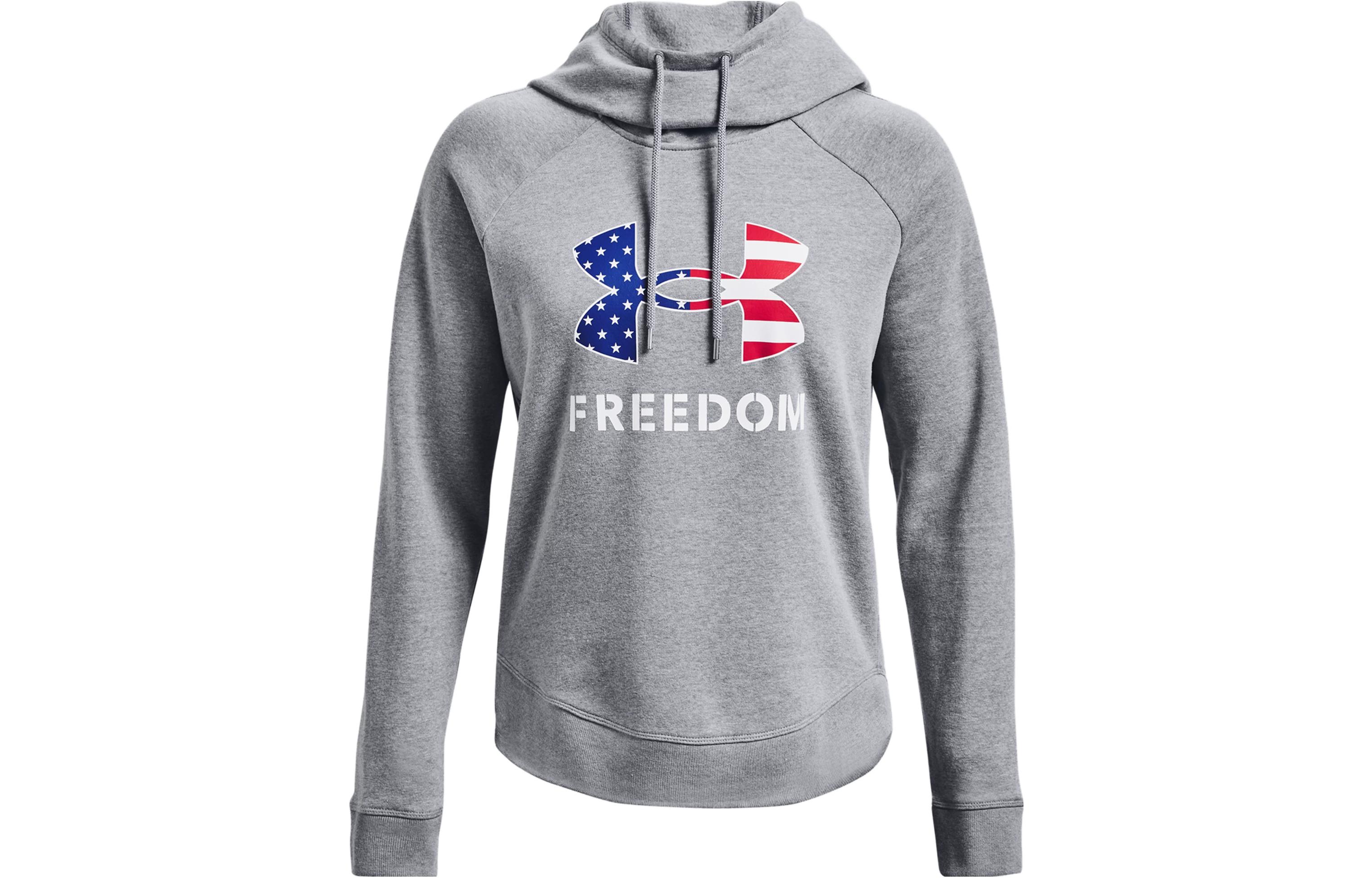 Under Armour UA Freedom Logo Fav Свитшот Женский Серый 1370880-035 MD