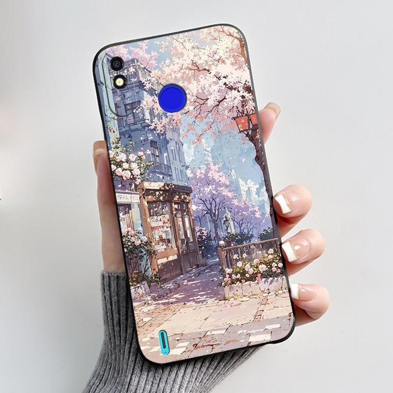 For Tecno Pop 3 Plus Spark 4 Lite Casing Luxury Cute Cool Boys Girls Black Matte Soft silicone Shockproof Back Phone Cover Case
