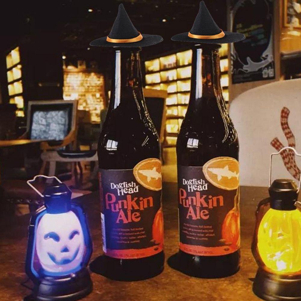 Party Supplies Wine Bottle Decor Halloween  Decoration Costume Props Witch Hats Halloween Hat