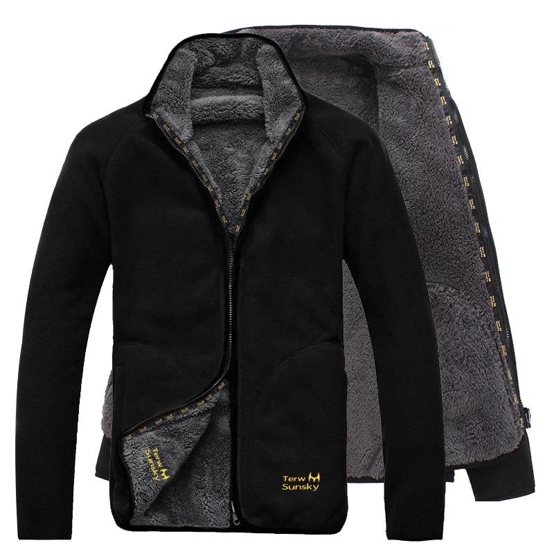 Thickened Winter Fleece Coat Warm Outerwear For Autumn And Winter Comfortable And Soft Plush Jacket For Cold Weather Casual Outdoor Activities