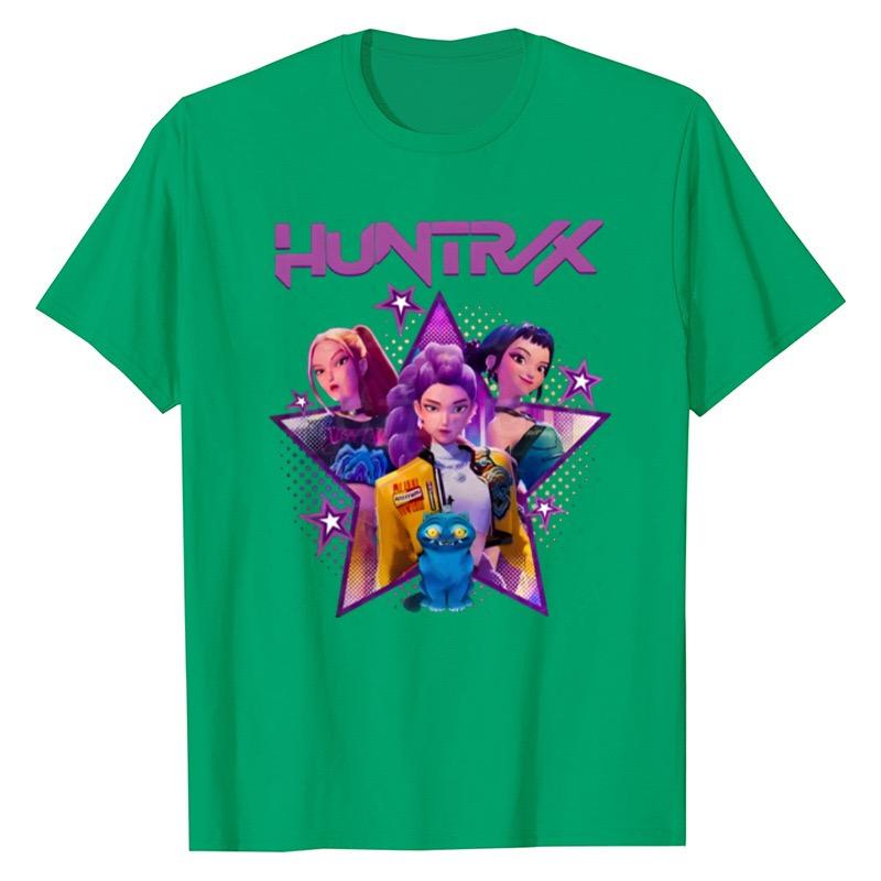LUXEON Kpop Demon Hunters T Shirt Short SleeveT-shirt Cute Harajuku T Shirt