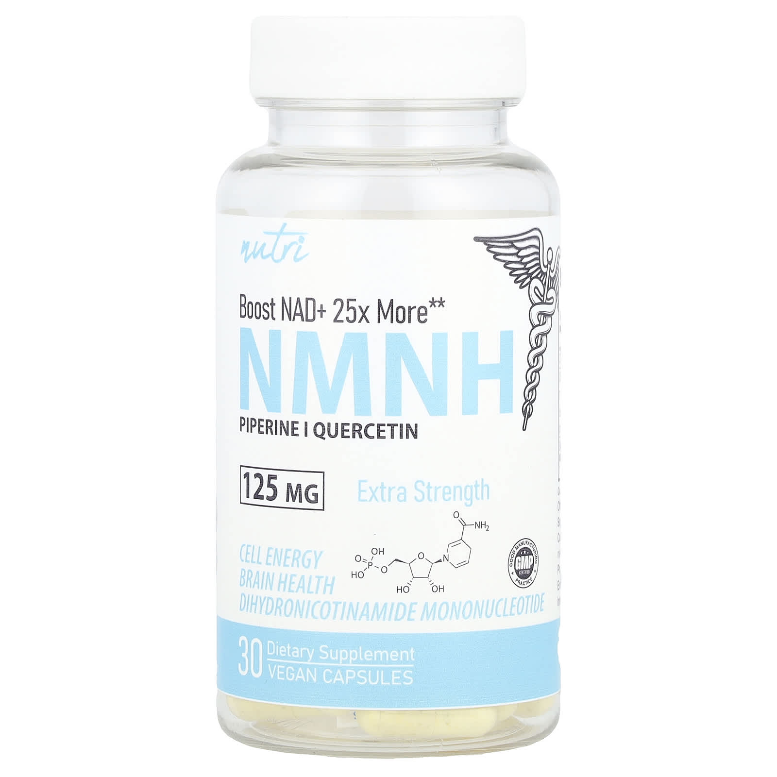 

Nature s Fusions, MNDH, Extra Strength, 125 mg, 30 Veggie Capsules