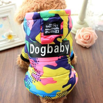 Ropa para mascotas, ropa para perros pequeños, abrigo cálido de invierno para perros, traje de nieve a prueba de viento para perros pequeños, gatos, ropa de camuflaje, chaqueta para cachorros