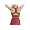 adidas Einfarbig Glänzend Markenlogo Buchstabenprint Sportweste Damen Tops Christ-Rot HI1940