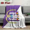 Anderlecht Print 2D Flat Pattern Flannel Blanket High Quality All Seasons Warmth and Comfort Perfect for Christmas Gifts.