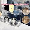 Cosmetic Storage Organizer Rack Double Layer Makeup Shelf Durable Design for Bathroom Vanity Desk Bedroom Dresser