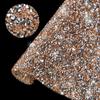VC  20*24cm *40 Self-Adhesive Glass 3D Eco-Friendly Rhinestone Flatback 14 Facets Strip Sticker DIY Accessories Phone