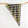 Retro Printed Square Scarf For Women Soft Satin Scarves Bandanas Luxury Hijab Neckerchief Elegant Shawl Wraps