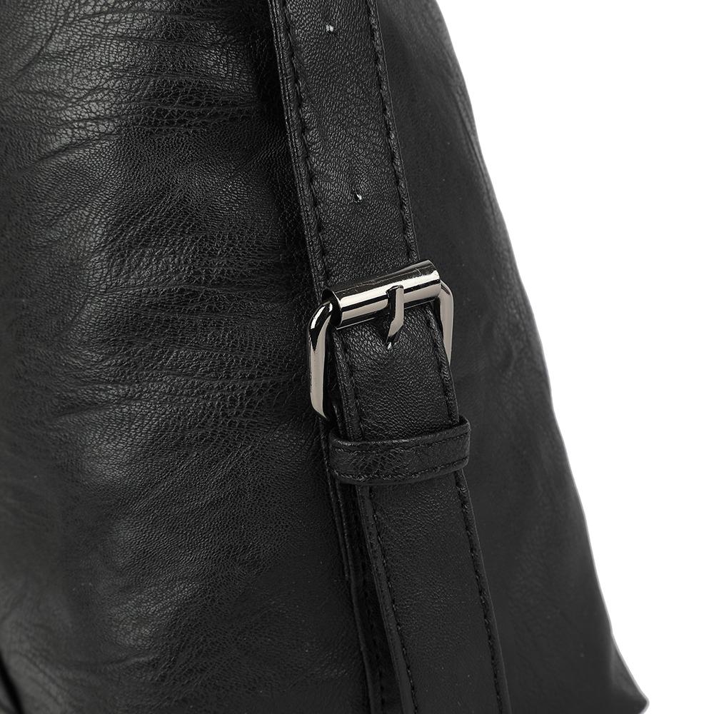 Kadınlar İçin Büyük Kapasiteli Siyah Omuz Çantaları Büyük Alışveriş Çantası Düz Renk Yumuşak Deri Çapraz Çanta Bayan Seyahat Tote Çantası