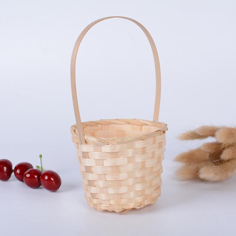 Handwoven Rattan & Willow Picnic Basket