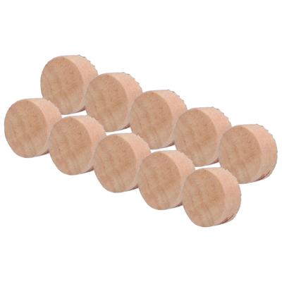 10 Pezzi Tampone in Sughero per Chiave dell'Acqua Trombone Valvola Sputo Accessorio Strumento Set Kit di Ricambio