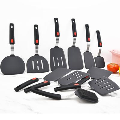Spatel Hitzebeständig Antihaftbeschichtet Lebensmittelqualität Bequemer Griff Ergonomie Silikon Küche