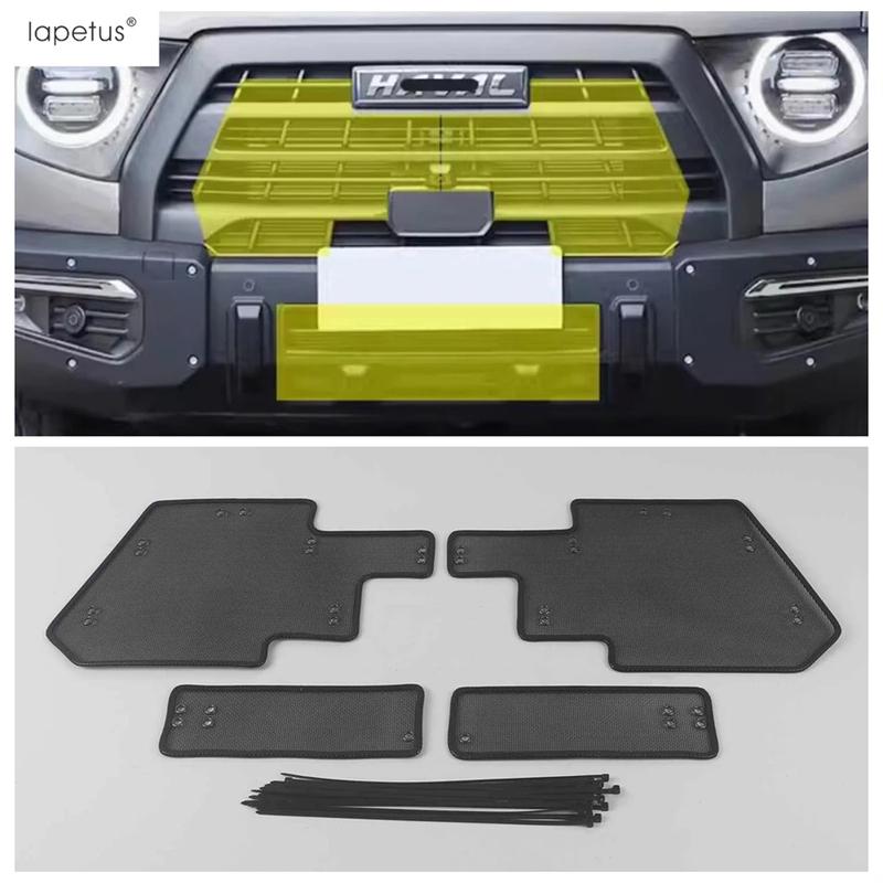 Car Front Grille ect ert Screening Mesh Net Protection Molding Accessories Exterior Refit Kit For Haval Dargo